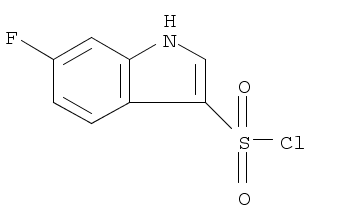 1H-Indole-3-sulfonyl chloride, 6-fluoro-